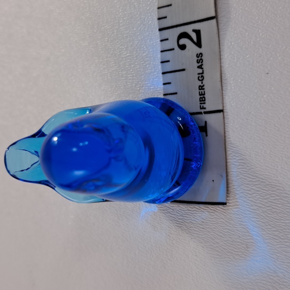 W Ward Glass Blue Bird of Happiness Signed Figurine USA - Picture 10 of 10